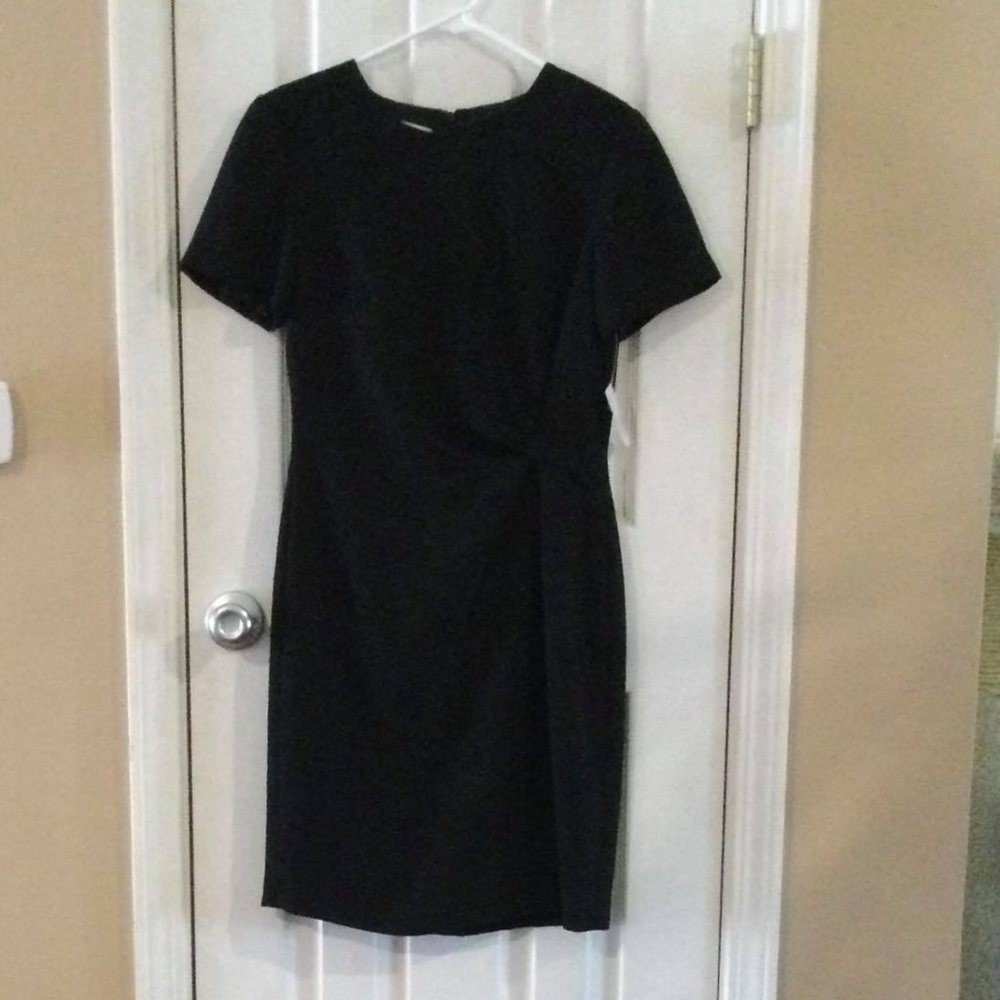 NWT Talbots Black Short Sleeve Dress Size 4P
